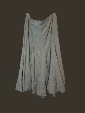 👽Y2K Distressed Lace Up Paneled Maxi Skirt👽